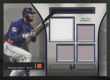 2024 Topps Museum Collection Yordan Alvarez Sapphire Primary Quad Patch /20