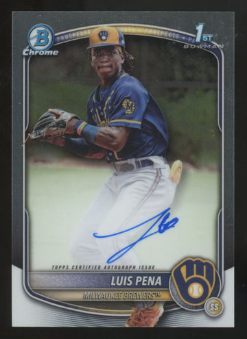 2025 Bowman Luis Pena 1st Prospect Chrome Auto #CPA-LP