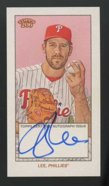 2024 Topps 206 Cliff Lee Mini Auto