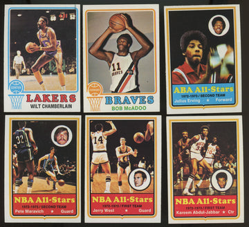 1973-74 Topps Basketball Complete Set (264) NM-MT Overall