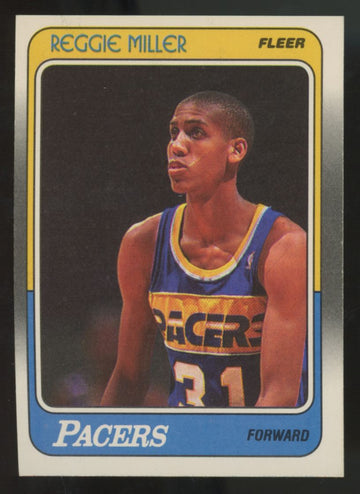 1988-89 Fleer Reggie Miller RC #57 NM "A"