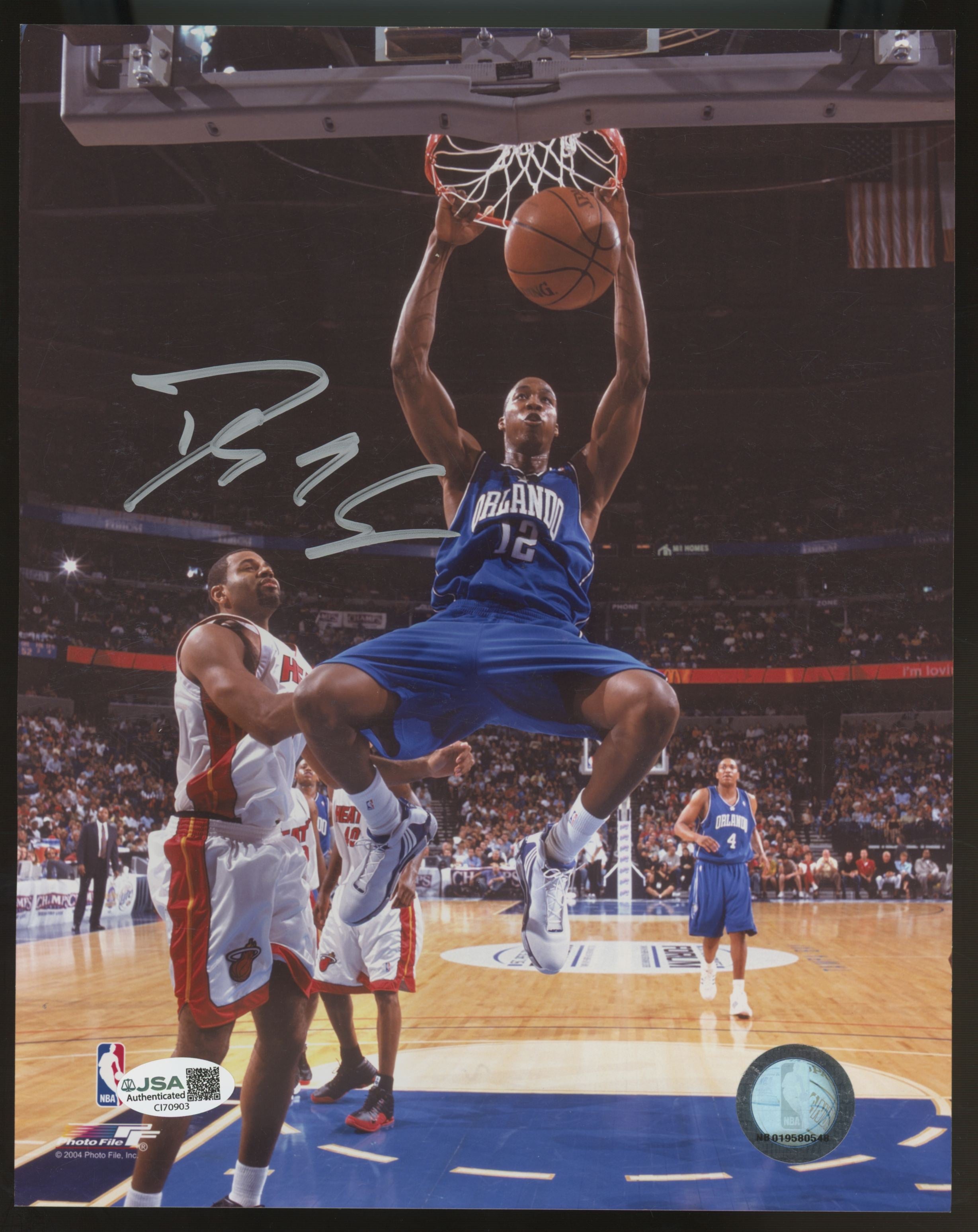 Dwight Howard Signed Autographed 8x10 Photo JSA *903