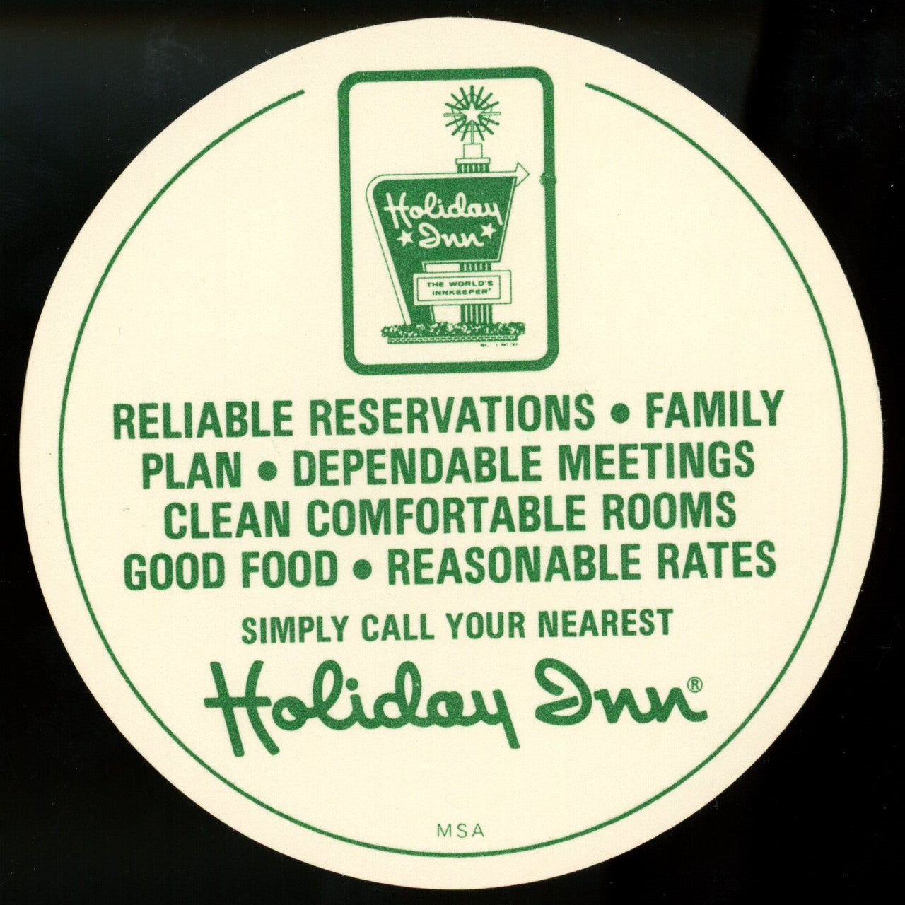 1977 Holiday Inn Dennis Eckersley MSA Disc