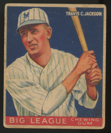 1933 Goudey Travis Jackson #102 VG