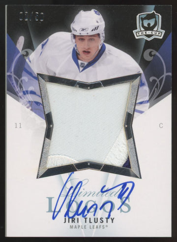 2007-08 Upper Deck The Cup Jiri Tlusty Limited Logo Patch Auto /50 #LL-TL