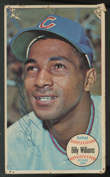 1964 Topps Giants Billy Williams #52 Signed Auto JSA