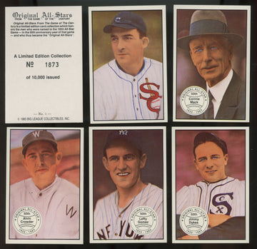 1983 Big League Collectibles Original All Star Baseball Complete Set (40/40) "A"
