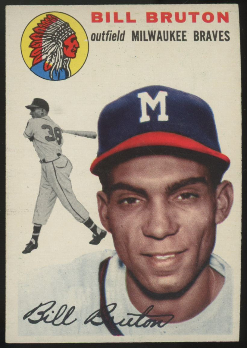 1954 Topps Bill Bruton #109 NM