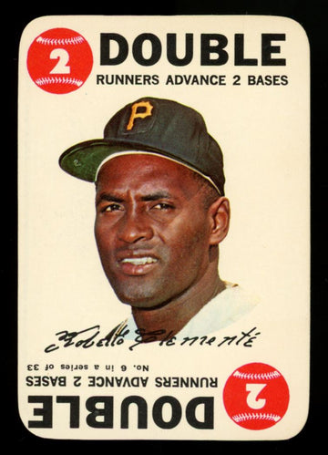 1968 Topps Game Roberto Clemente #6 NM