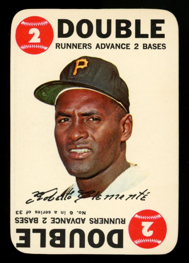 1968 Topps Game Roberto Clemente #6 NM