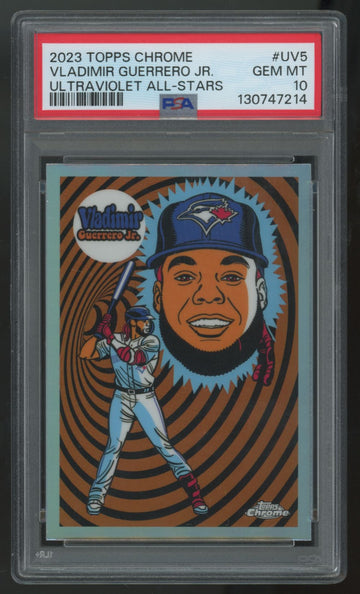 2023 Topps Chrome Vladimir Guerrero Jr. Ultra Violet All-Stars SSP #UV-5 PSA 10