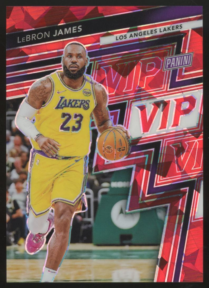 2025 Panini The National VIP LeBron James Red Ice /99 #12