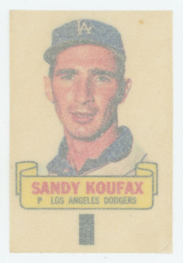 1966 Topps Rub-Offs Sandy Koufax EX