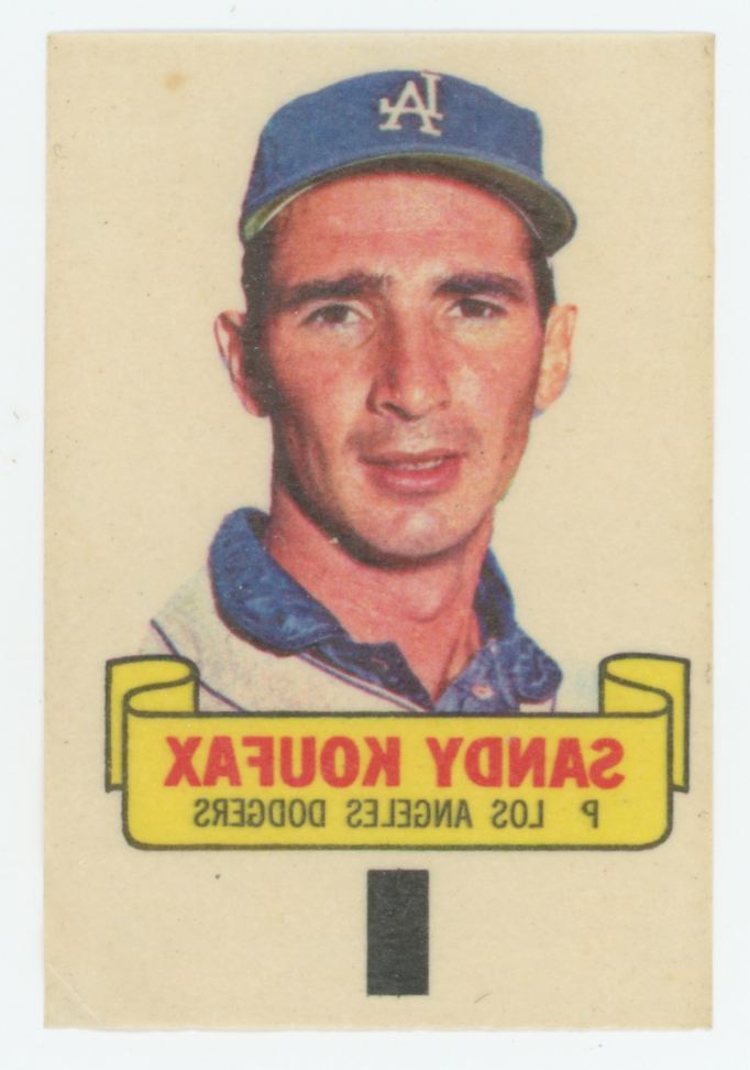 1966 Topps Rub-Offs Sandy Koufax EX