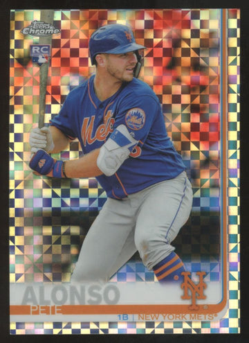 2019 Topps Chrome Pete Alonso RC X-Fractor #204