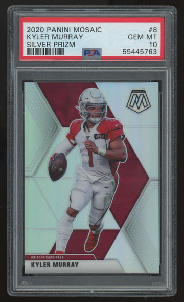 2020 Panini Mosaic Kyler Murray Silver Prizm #8 PSA 10