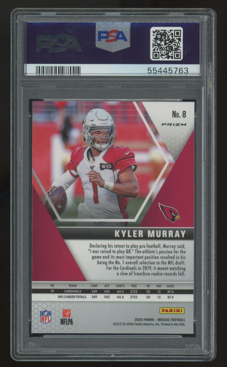 2020 Panini Mosaic Kyler Murray Silver Prizm #8 PSA 10