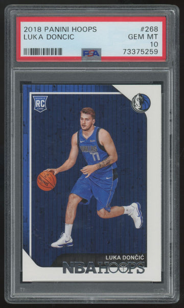 2018-19 Panini Hoops Luka Doncic RC #268 PSA 10