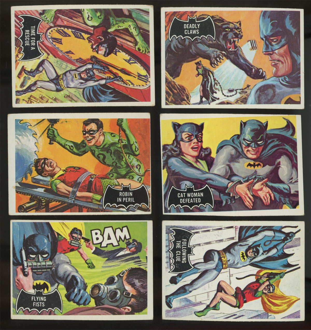 1966 Topps Batman (Lot Of 31) No Duplicates G-VG/EX