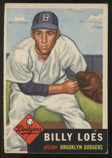 1953 Topps Billy Loes #174 VG/EX