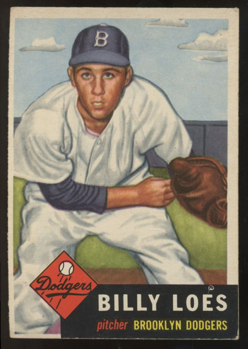1953 Topps Billy Loes #174 VG/EX