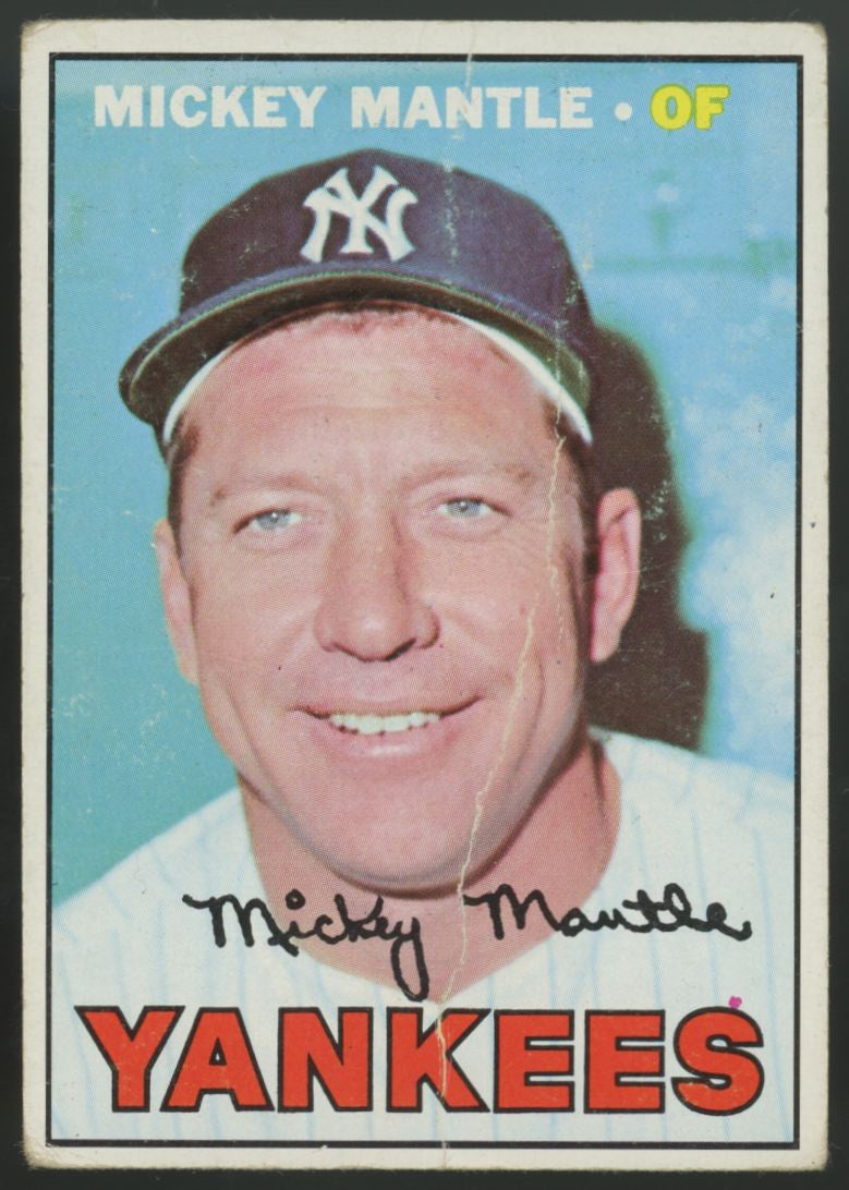 1967 Topps Mickey Mantle #150 Poor
