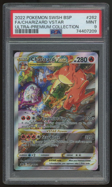 2022 Pokemon Charizard VSTAR Ultra Premium Collection #262 PSA 9
