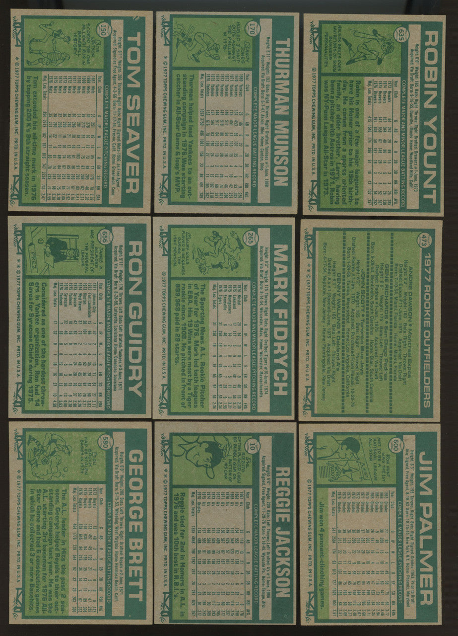 1977 Topps Baseball Complete Set (660) NM/MT