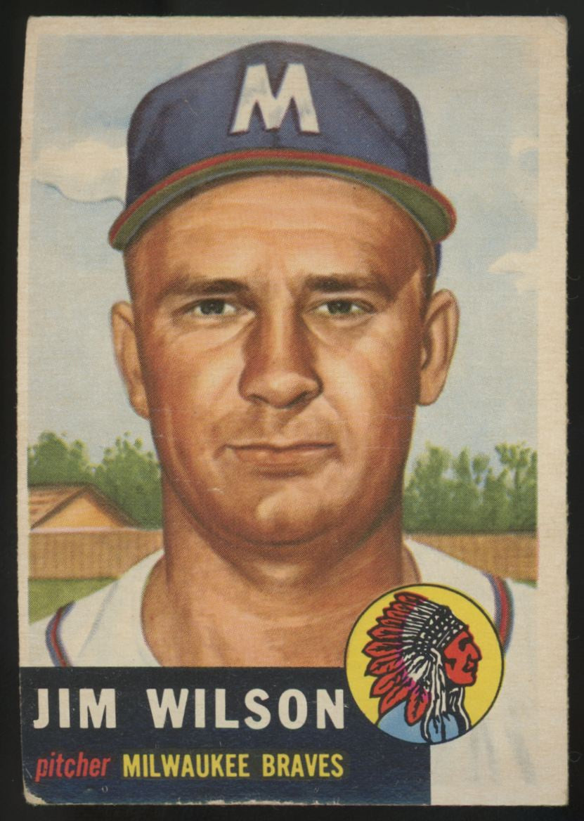 1953 Topps Jim Wilson #208 Fair