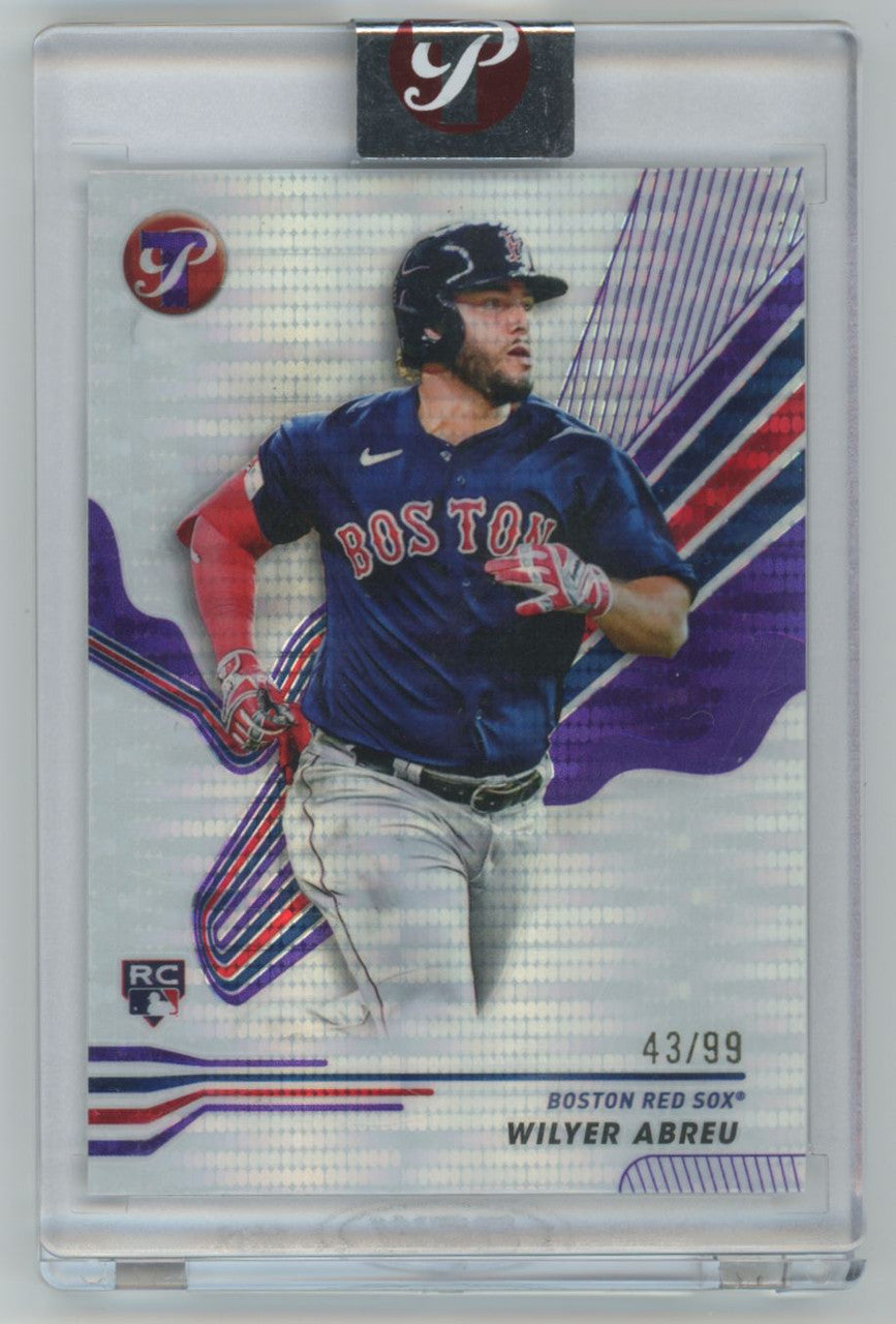 2024 Topps Pristine Wilyer Abreu RC Purple Refractor /99 #95