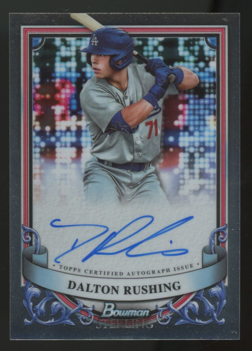 2024 Topps Bowman Sterling Dalton Rushing Prospect Auto #PA-DR