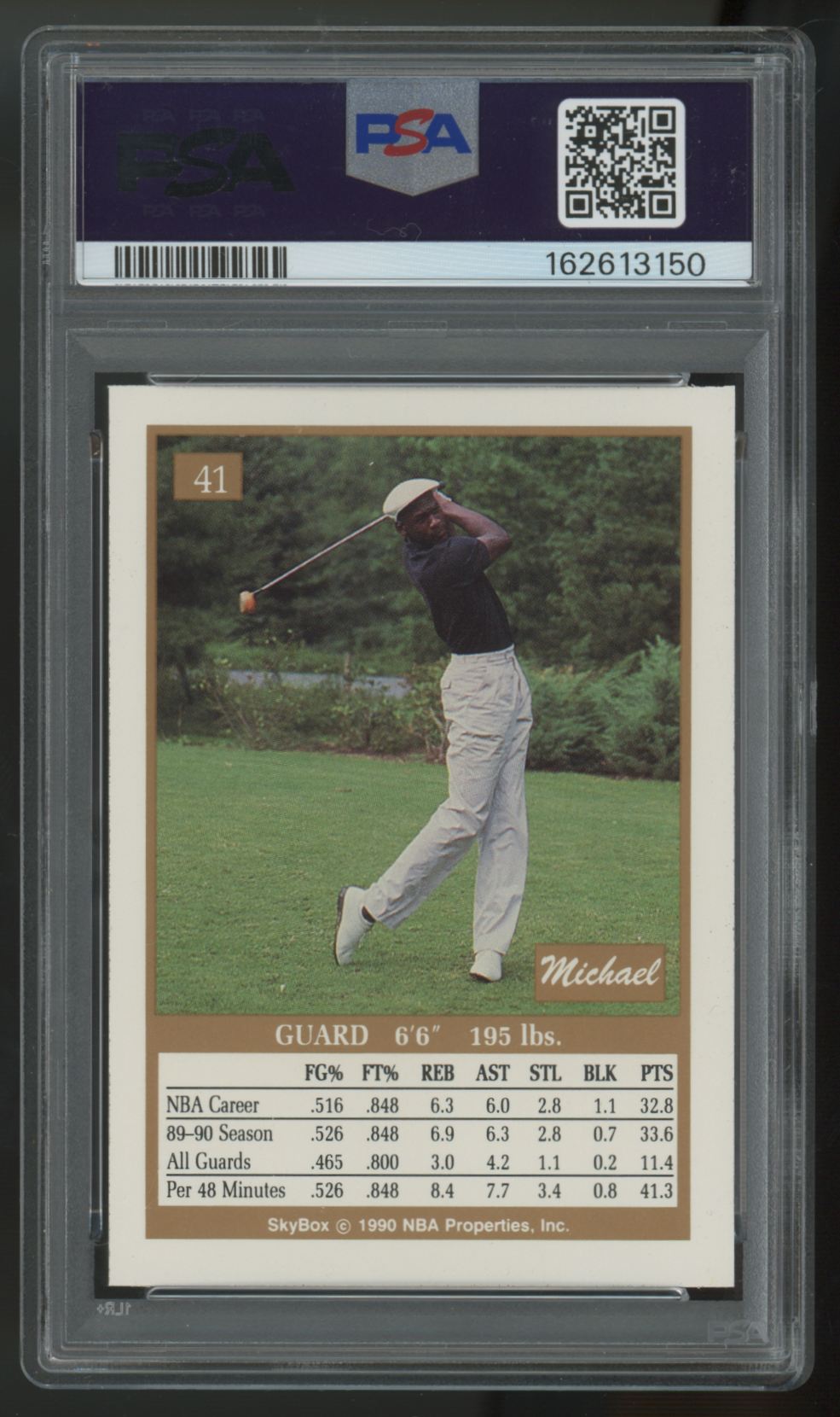 1990-91 SkyBox Michael Jordan #41 PSA 9 *150