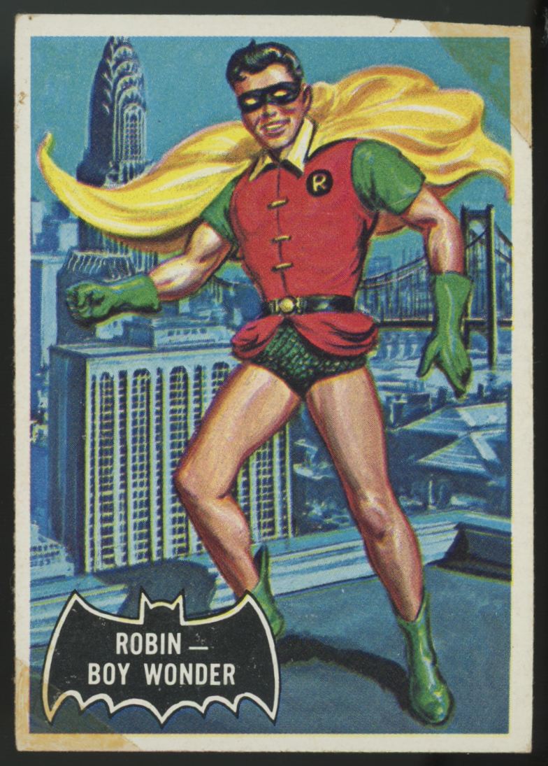 1966 Topps Batman Lot Of 4 Low Grade