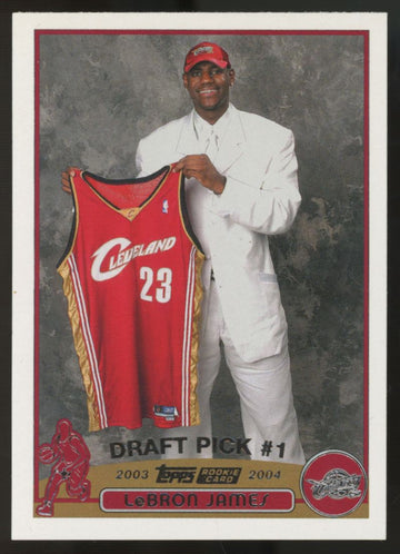 2003-04 Topps LeBron James RC Draft Pick #221 "B"