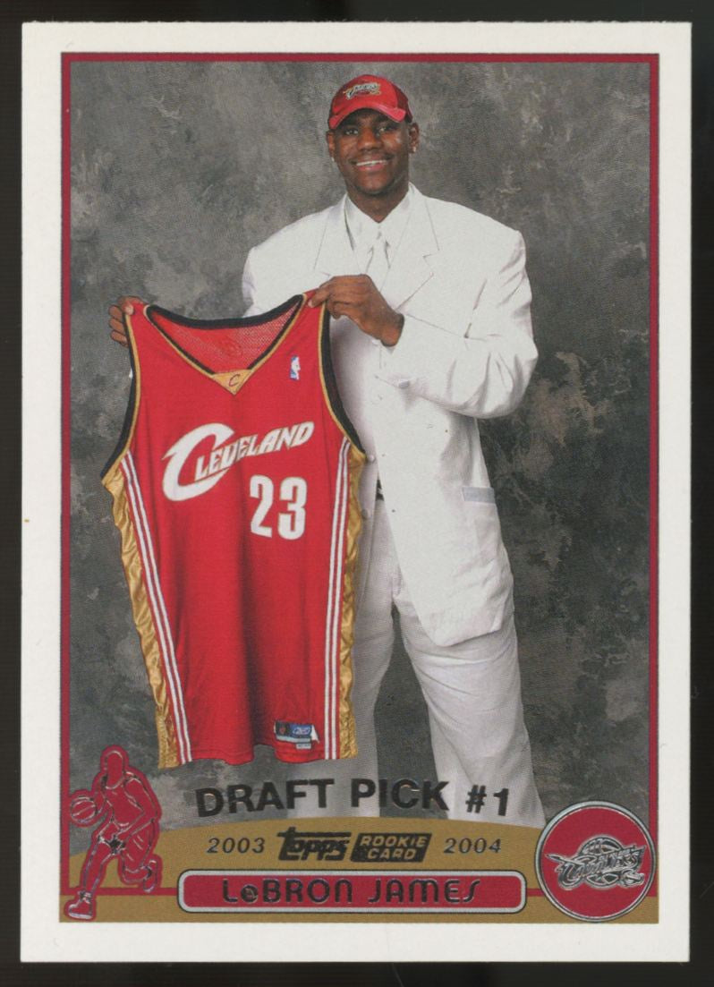2003-04 Topps LeBron James RC Draft Pick #221 "B"