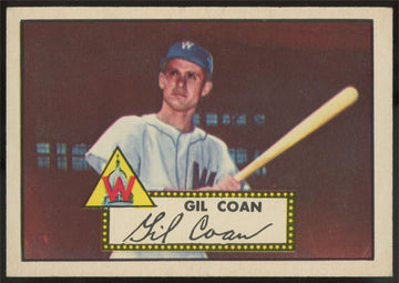1952 Topps Gil Coan #291 EX "A"