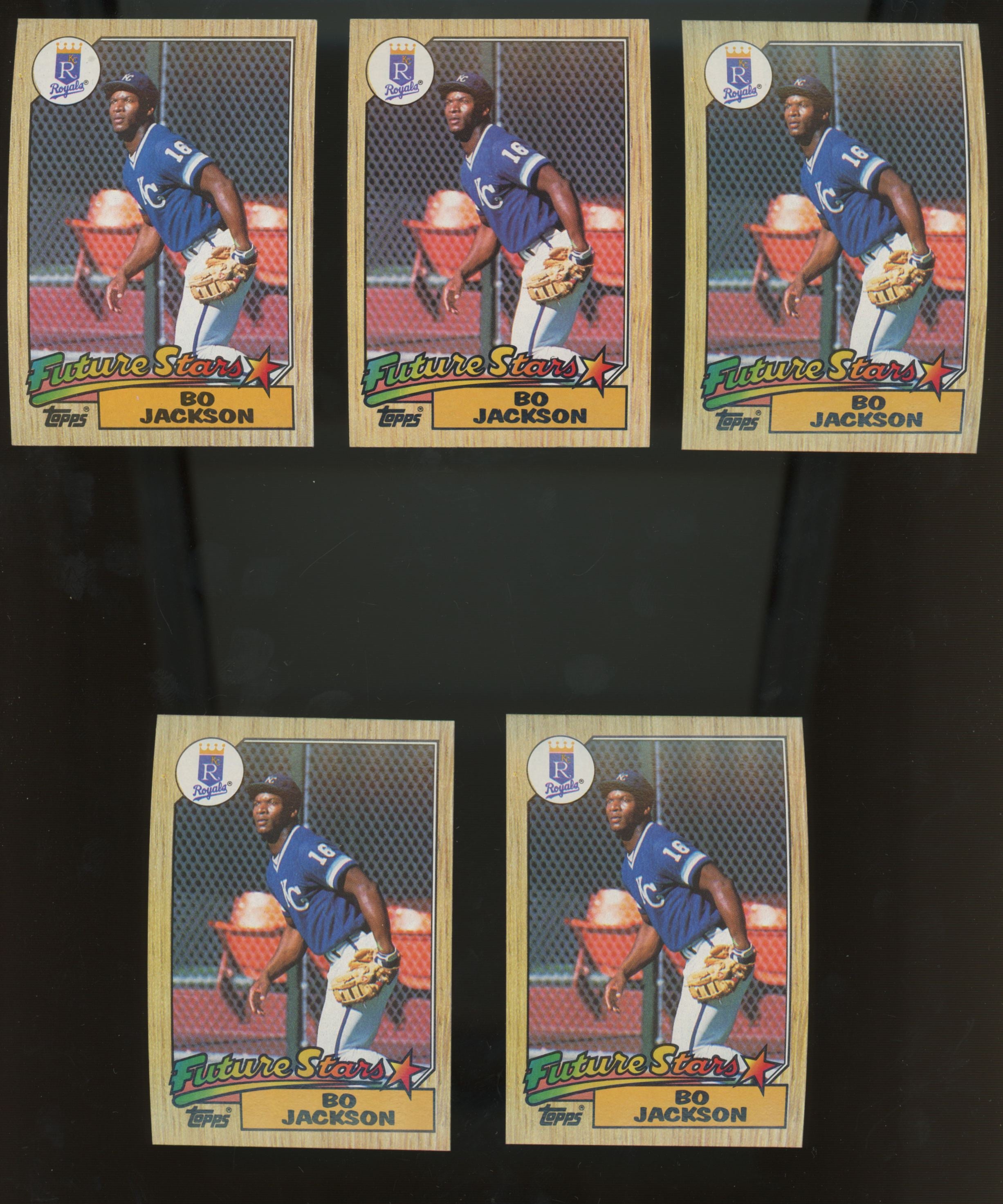 1987 Topps Bo Jackson RC #170 Lot of 25 NM-MT