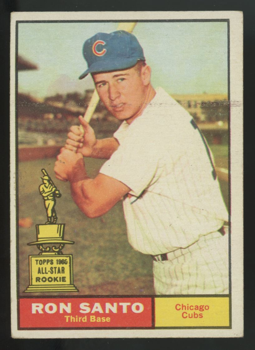 1961 Topps Ron Santo RC #35 VG/EX "A"