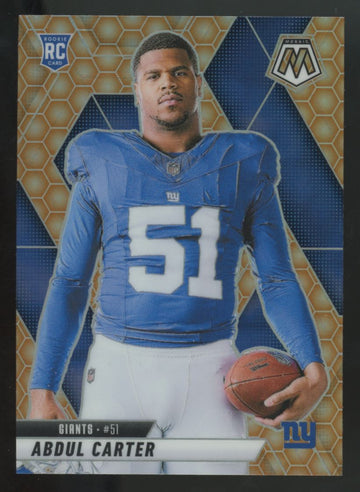 2025 Panini Mosaic Abdul Carter RC Honeycomb SSP #282
