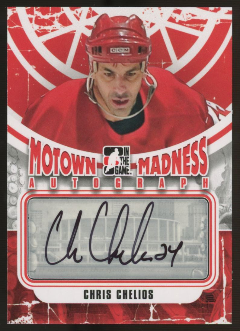 2013/14 In The Game Chris Chelios Motown Madness Autographs Auto #A-CC