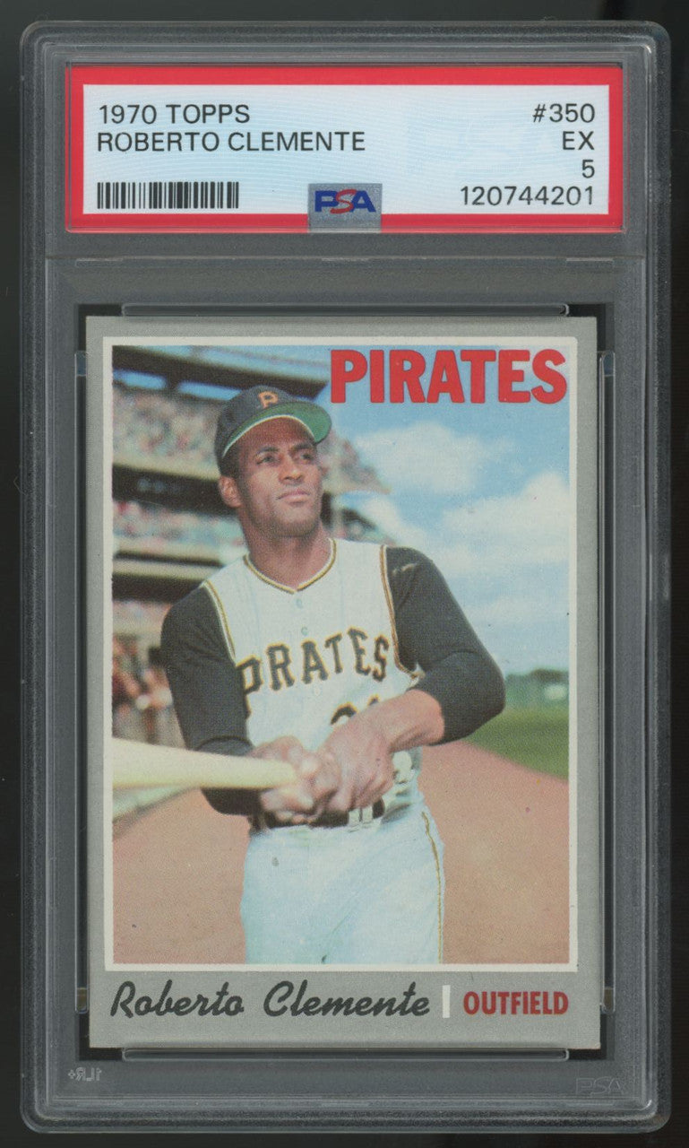 1970 Topps Roberto Bob Clemente #350 PSA 5