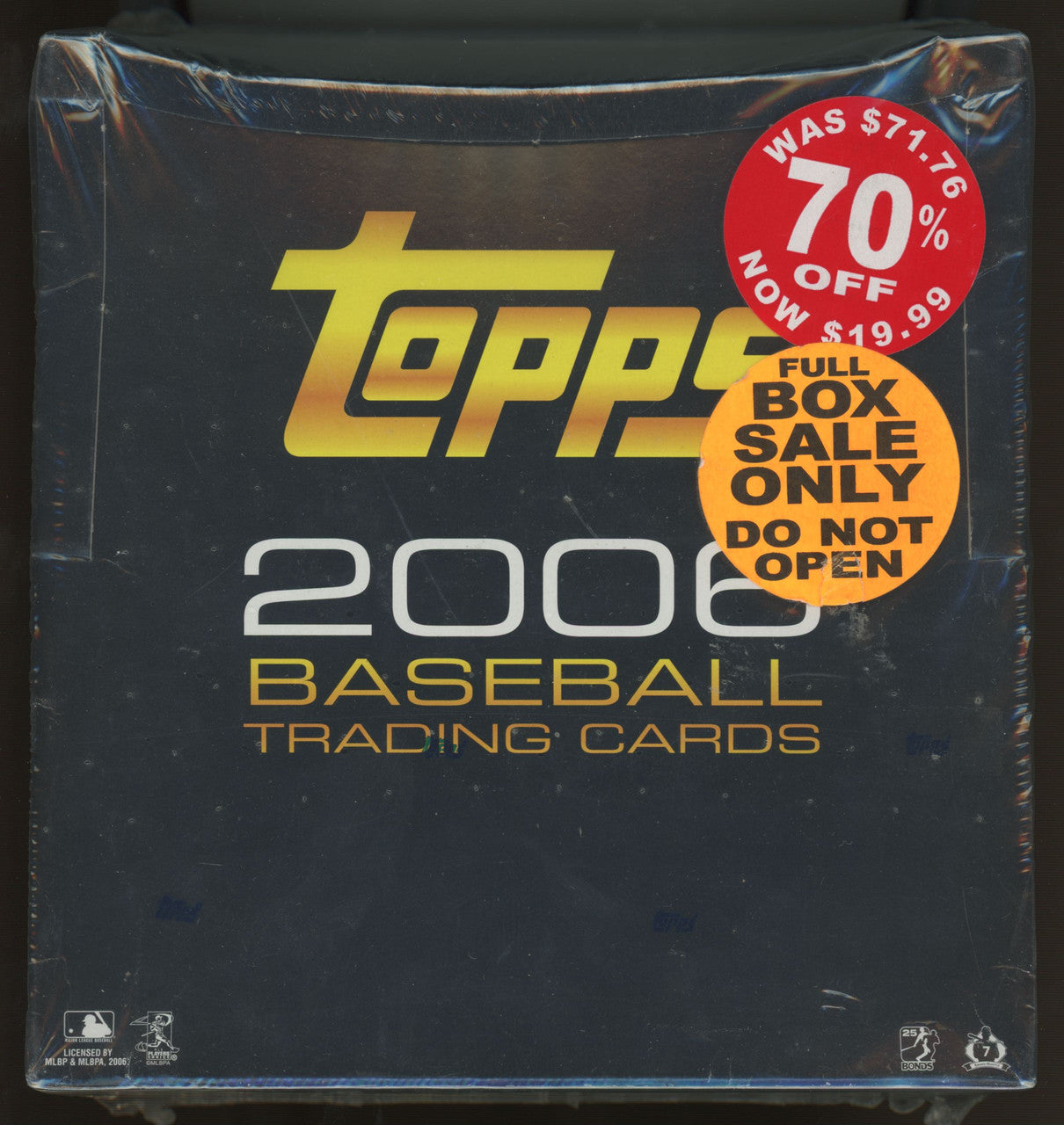 2006 Topps Baseball Rack Box Factory Sealed