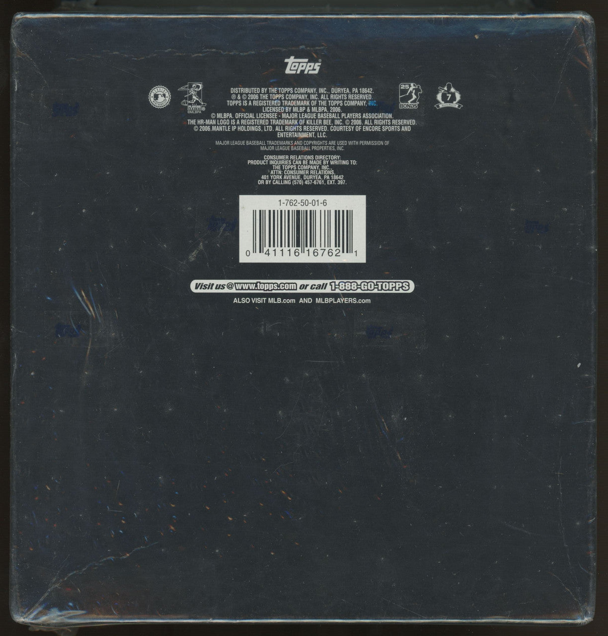 2006 Topps Baseball Rack Box Factory Sealed