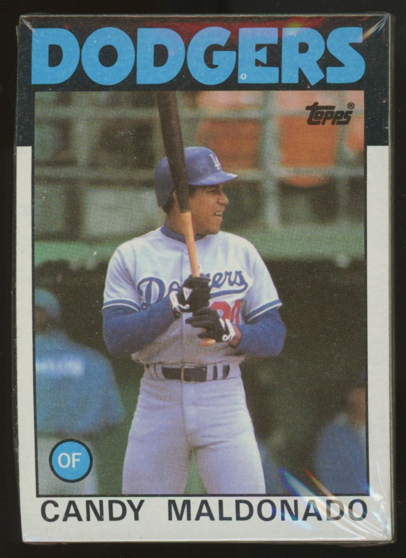 1986 Topps Baseball Grocery Cello Pack Sealed Kirby Puckett On Back