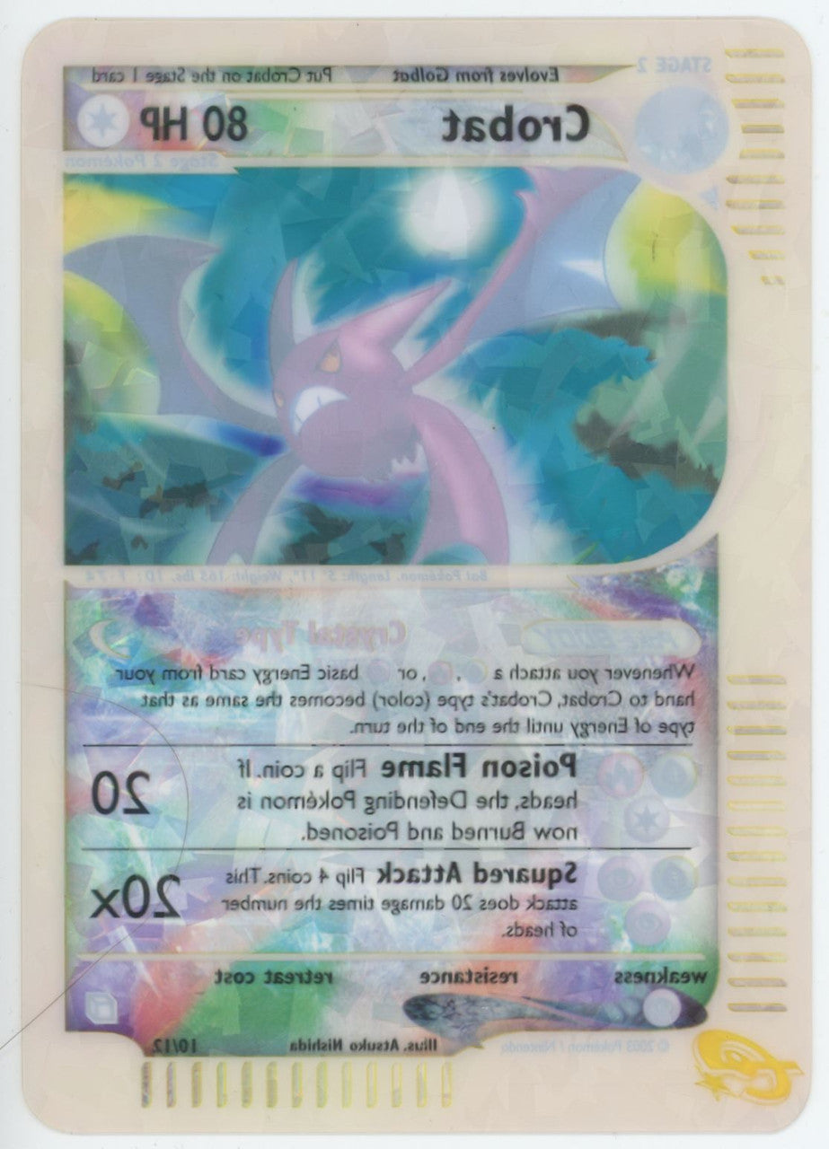2003 Pokemon Crobat Skyridge Crystal Box Topper #10