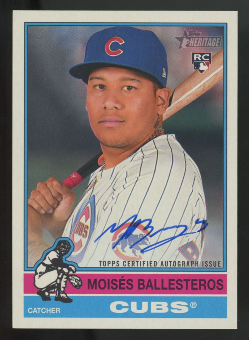 2025 Topps Heritage High Number Moises Ballesteros RC Real One Auto #ROA-BAL