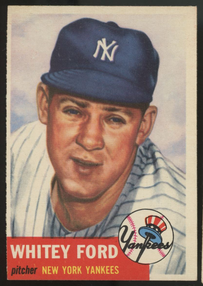 1953 Topps Whitey Ford #207 EX