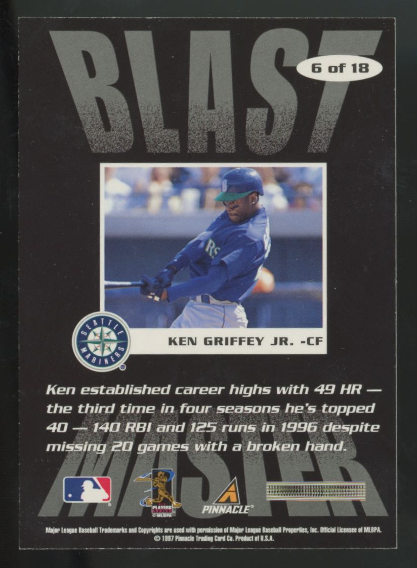 1997 Score Ken Griffey Jr. Blast Master #6