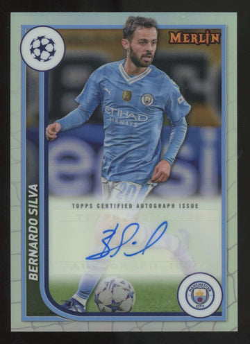 2023-24 Topps Merlin UEFA Club Competitions Bernardo Silva Auto #AU-BE