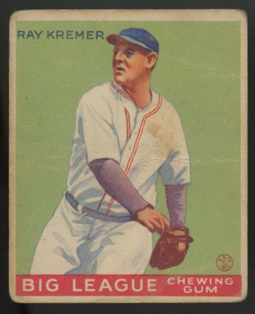 1933 Goudey Ray Kremer #54 Poor